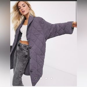 Free people happy day dreamer jacket quilted coat